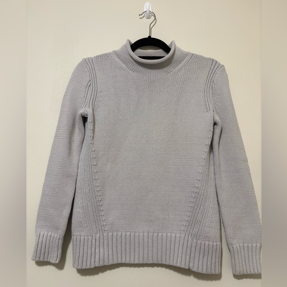 J CREW ALWAYS 1988 Rollneck Sweater Gray Cotton Size XS - Picture 4 of 14